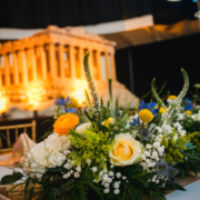 flowers on table